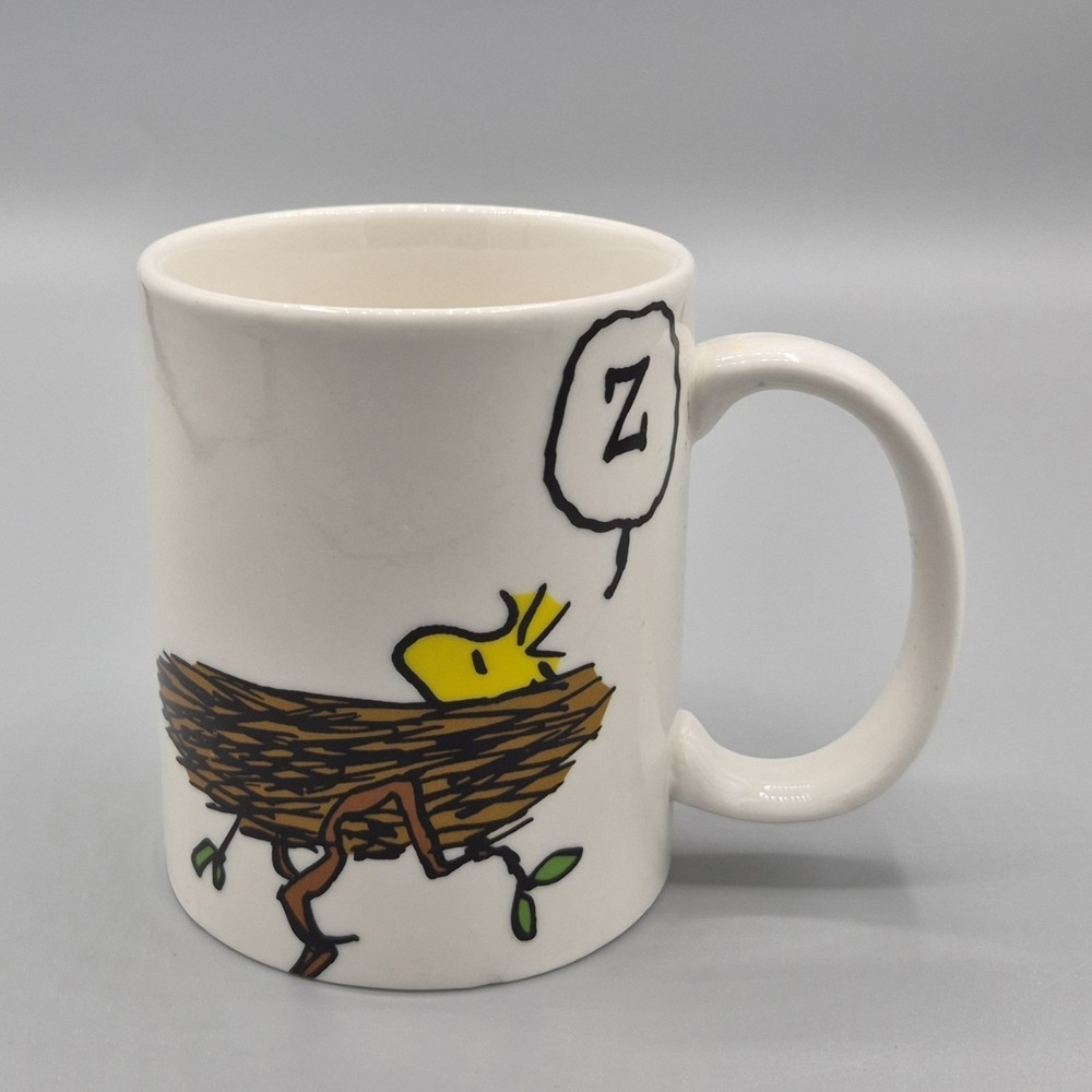 Zak Designs Peanuts Woodstock in Nest Sleeping Do Not Disturb 12 oz Coffee Mug